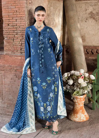 SAIRA SHAKIRA BLOOM UNSTITCHED LAWN’26 | LILY 1A