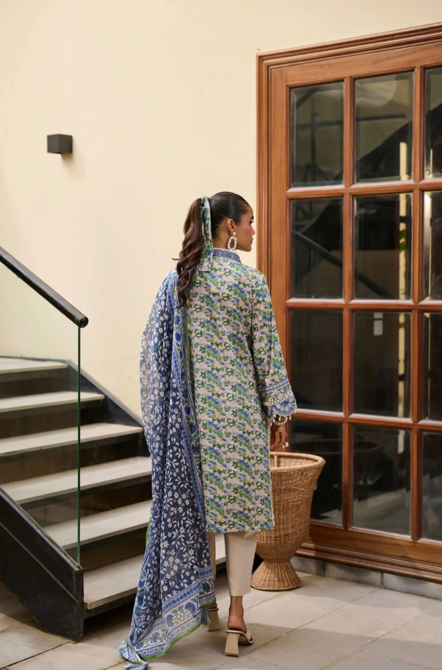 DHANAK PREMIUM LAWN’24 | GREEN FLORAL