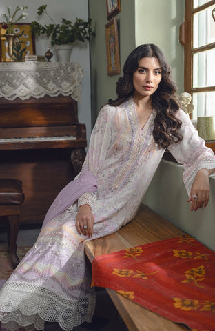 ANSAB JAHANGIR LUXE SILK PRET | FRENCH FLORAL