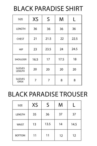 LA PRET EMBROIDERED PRET'26 | BLACK PARADISE