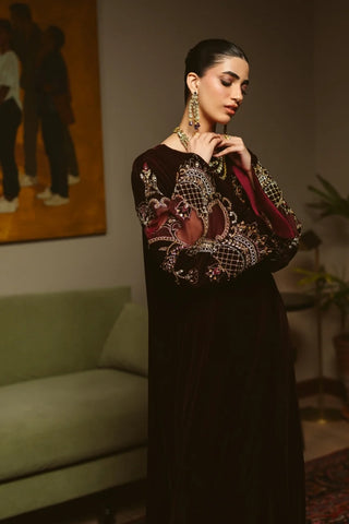 AMMARA KHAN ‘THE OVERTURE’26 | GARNET REVERIE KAFTAN