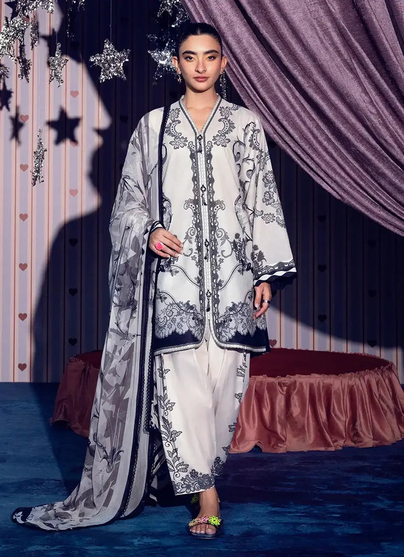 IMAGE ‘LUCKY CHARM LAWN PRET’26 | GREY AGATE