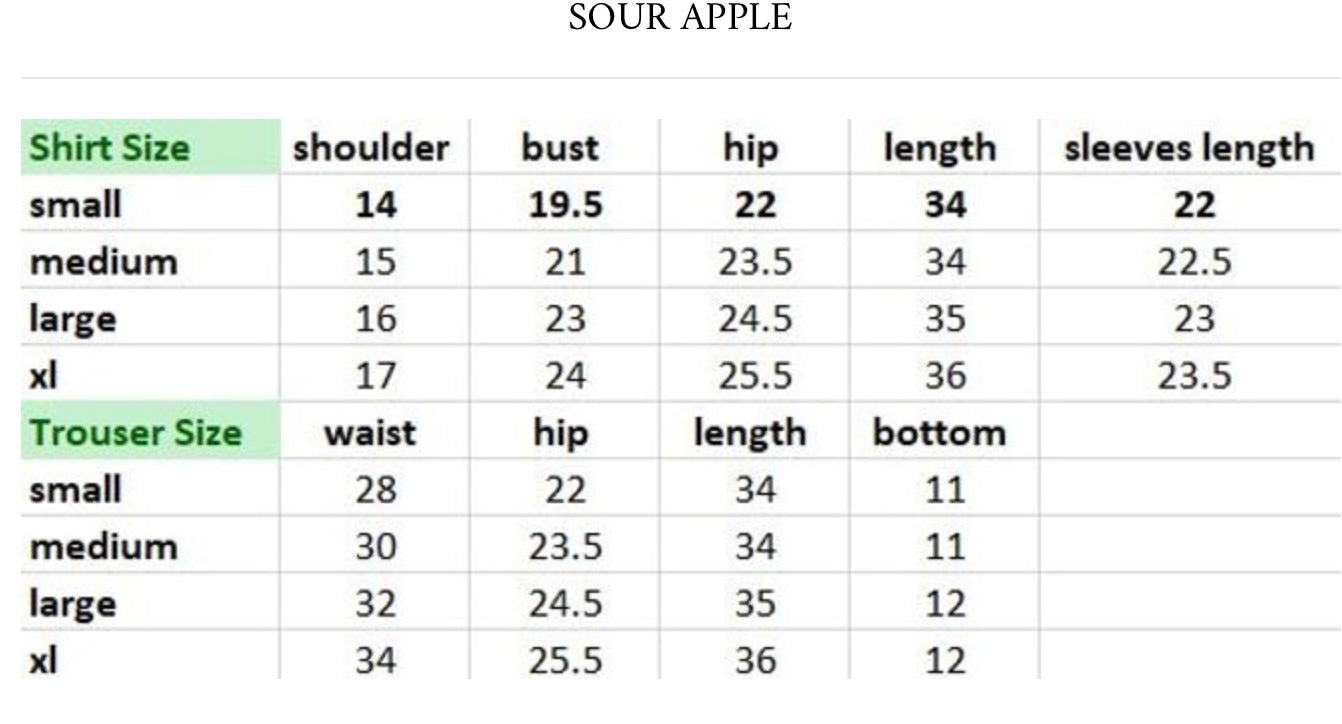 SUMAIRA AURANGZEB | SOUR APPLE