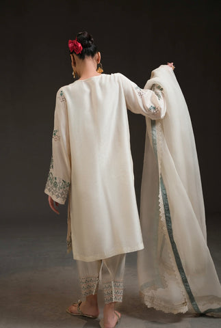 AMMARA KHAN GLITZ VOL 2 | CLASSIC IVORY MATCHING SET
