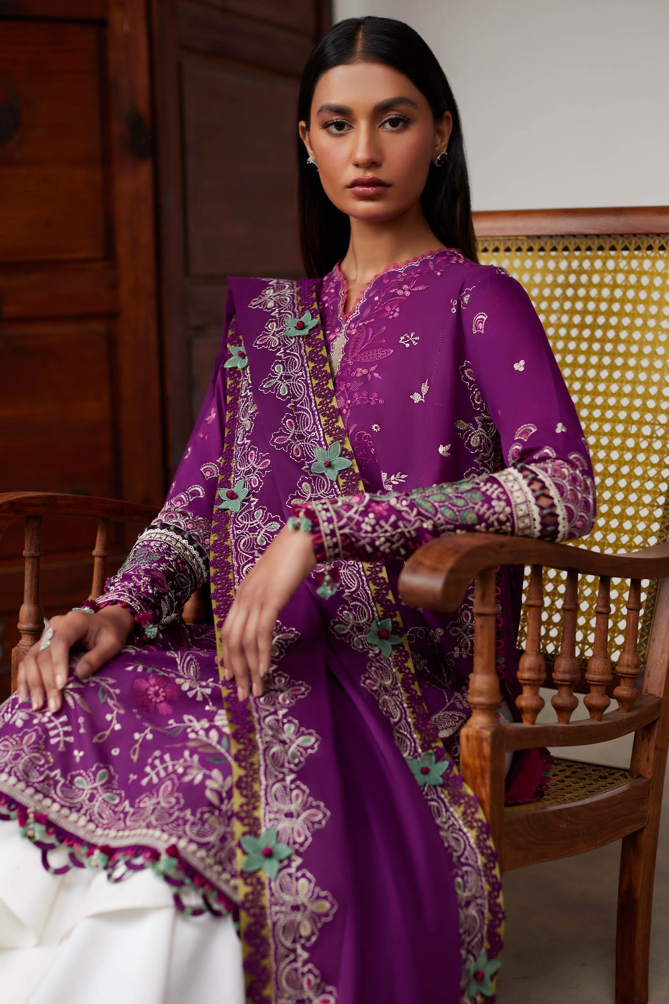 ELAN UNSTITCHED LAWN’24 | QISTINA