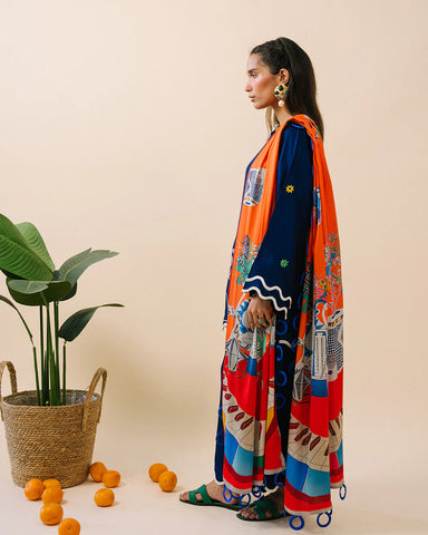 MEHREEN HAMZA TABANI ‘SOFT CHAOS LUXE PRET’26 | NERO