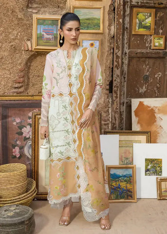 SAIRA SHAKIRA BLOOM UNSTITCHED LAWN’26 | LANA 1B