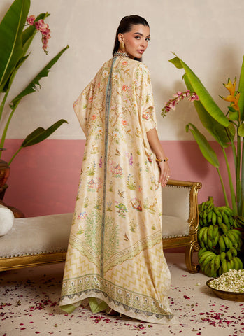 FARAH TALIB AZIZ ‘MAYNA FESTIVE PRET’26 | DAINE CREAM KAFTAN