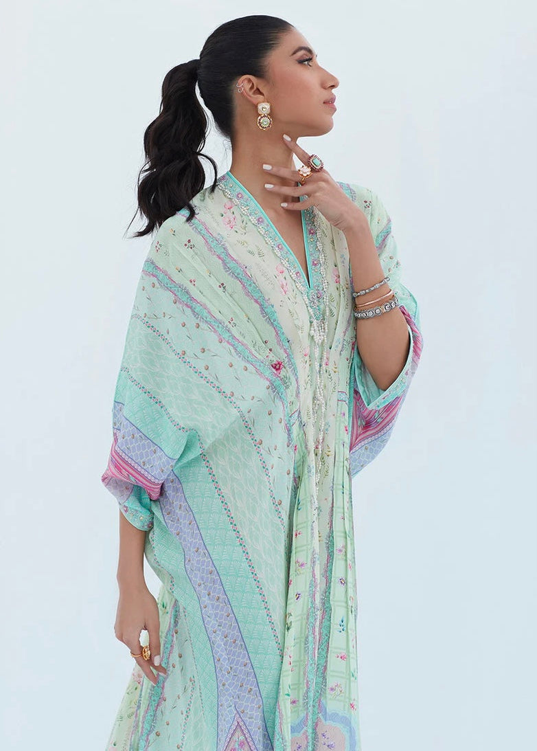 FARAH TALIB AZIZ LUXE SILK PRET’24 | ALLISON AQUA