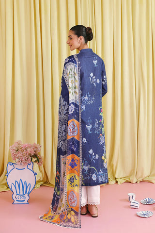 AMMAR KHAN LAWN PRET’26 | LACY BLUES