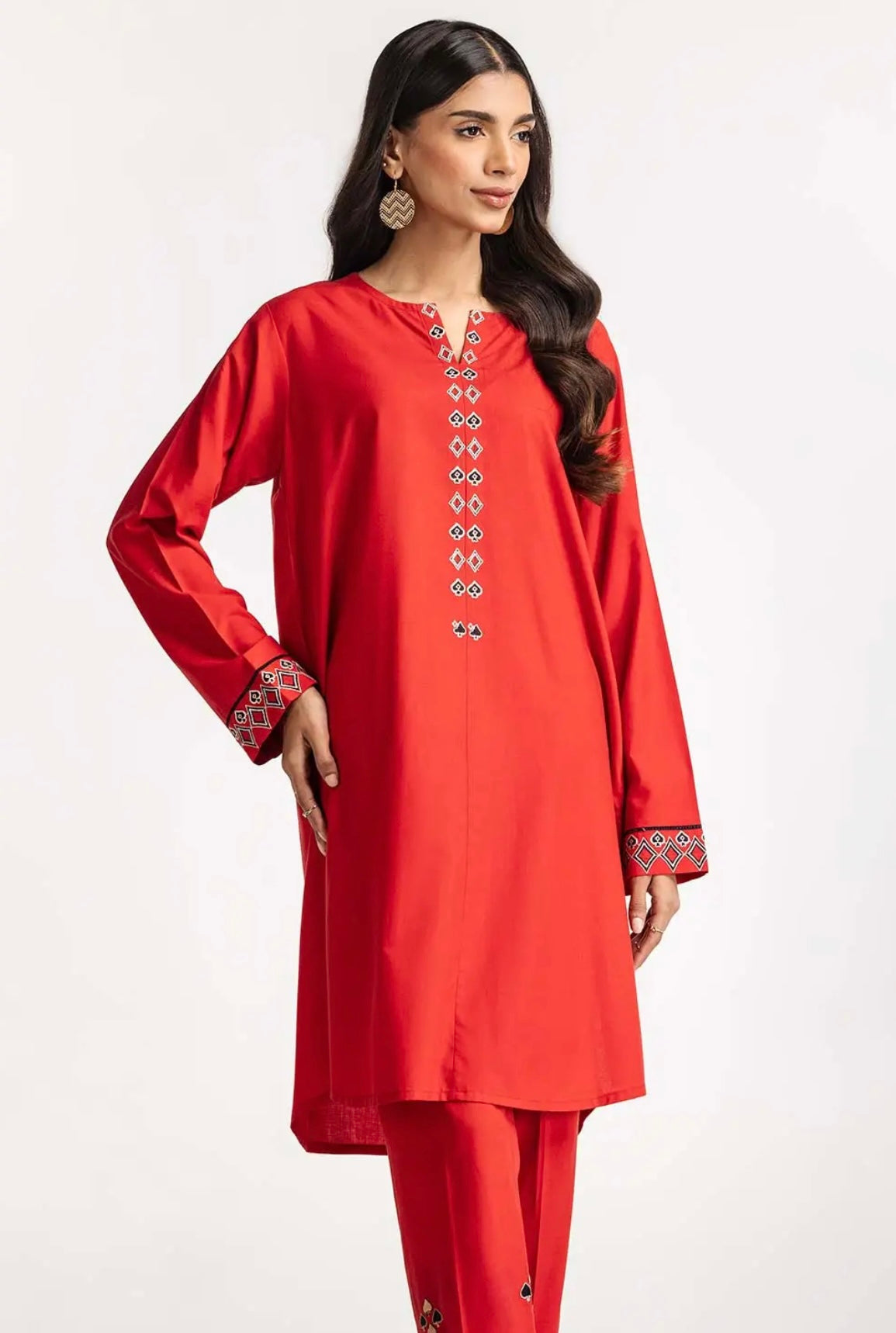 GUL AHMED CASUAL PRET | EMBRODIERED SET