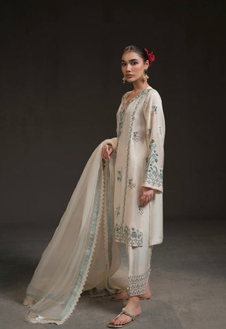 AMMARA KHAN GLITZ VOL 2 | CLASSIC IVORY MATCHING SET
