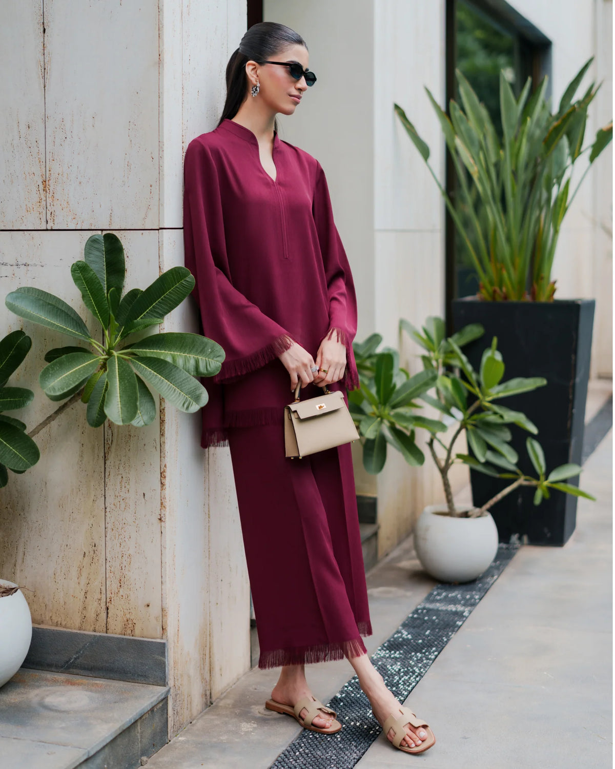 LIRA STUDIO | FRINGE CREPE SET