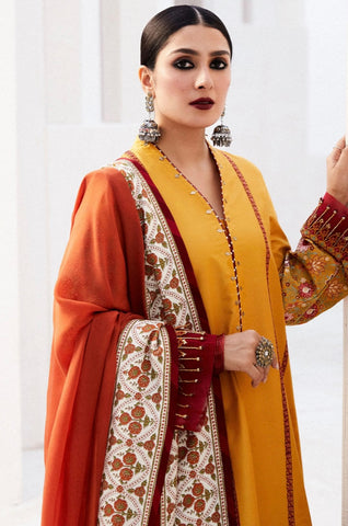 ZARA SHAHJAHAN UNSTITCHED LAWN’24 | SANDAL 10A