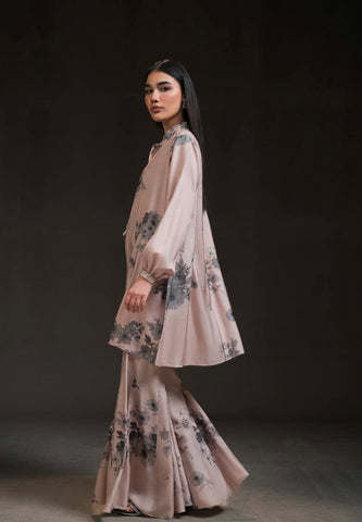 AMMARA KHAN GLITZ’24 | FLORAL PRINT GHARARA SET