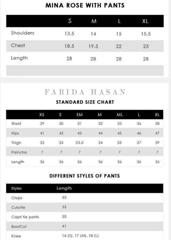 FARIDA HASAN SUMMER HIGH’24 | MINA ROSE WITH PANTS