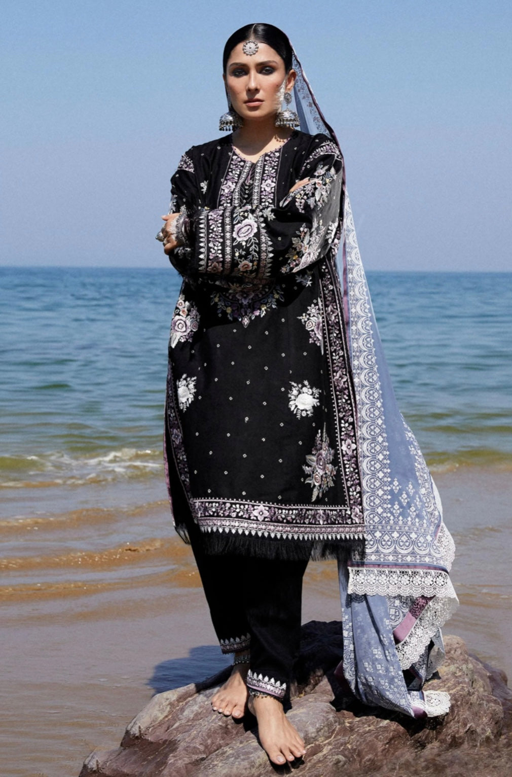 ZARA SHAHJAHAN UNSTITCHED LAWN’24 | SIFFA 4B