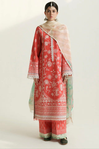ZARA SHAHJAHAN UNSTITCHED LAWN’24  | MAHI 1A