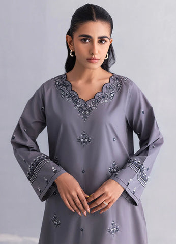 IMAGE CASUAL PRET | DARK GREY EMBROIDERED SET