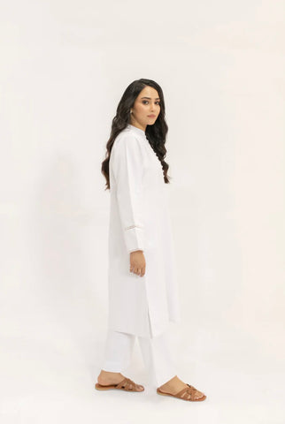 HASSAL | TEXTURED WHITE SUIT