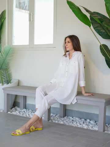 Sak | Collared Linen Set