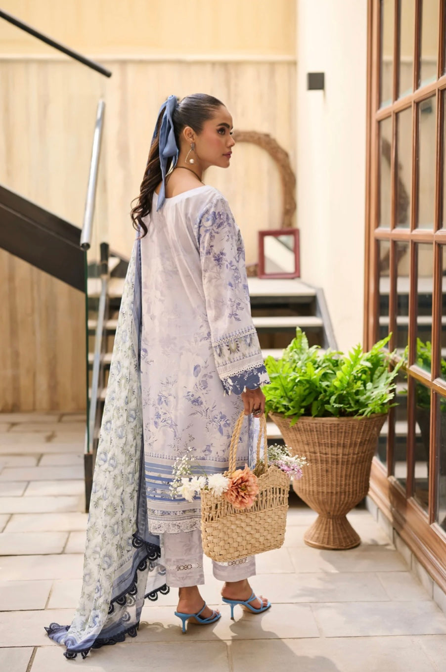 DHANAK PREMIUM LAWN’24 | SKY BLUE