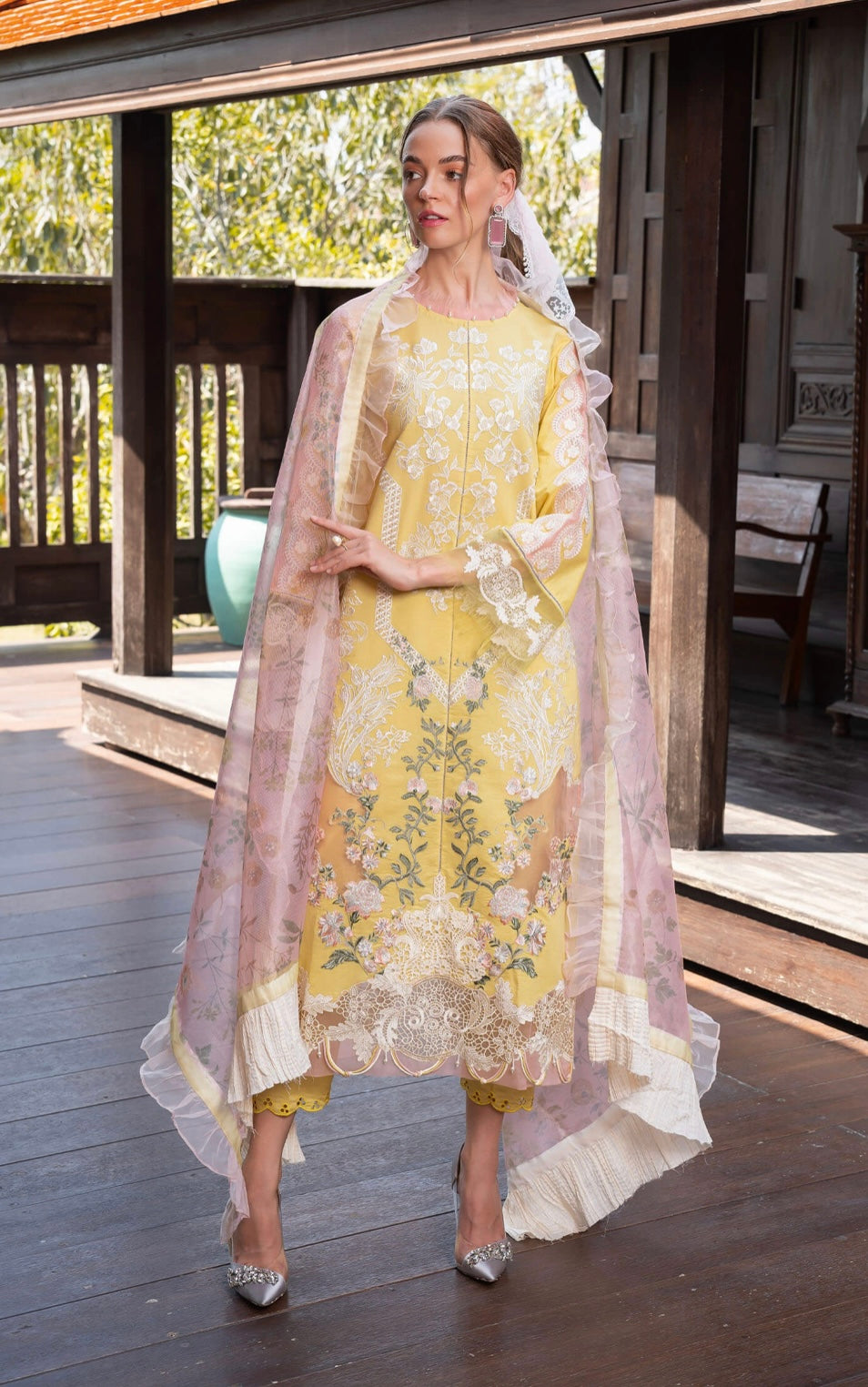 ASIFA & NABEEL UNSTITCHED LAWN’24 | ESSENCE
