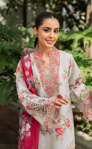 ASIFA NABEEL UNSTITCHED LAWN’24 | CHAMBELI