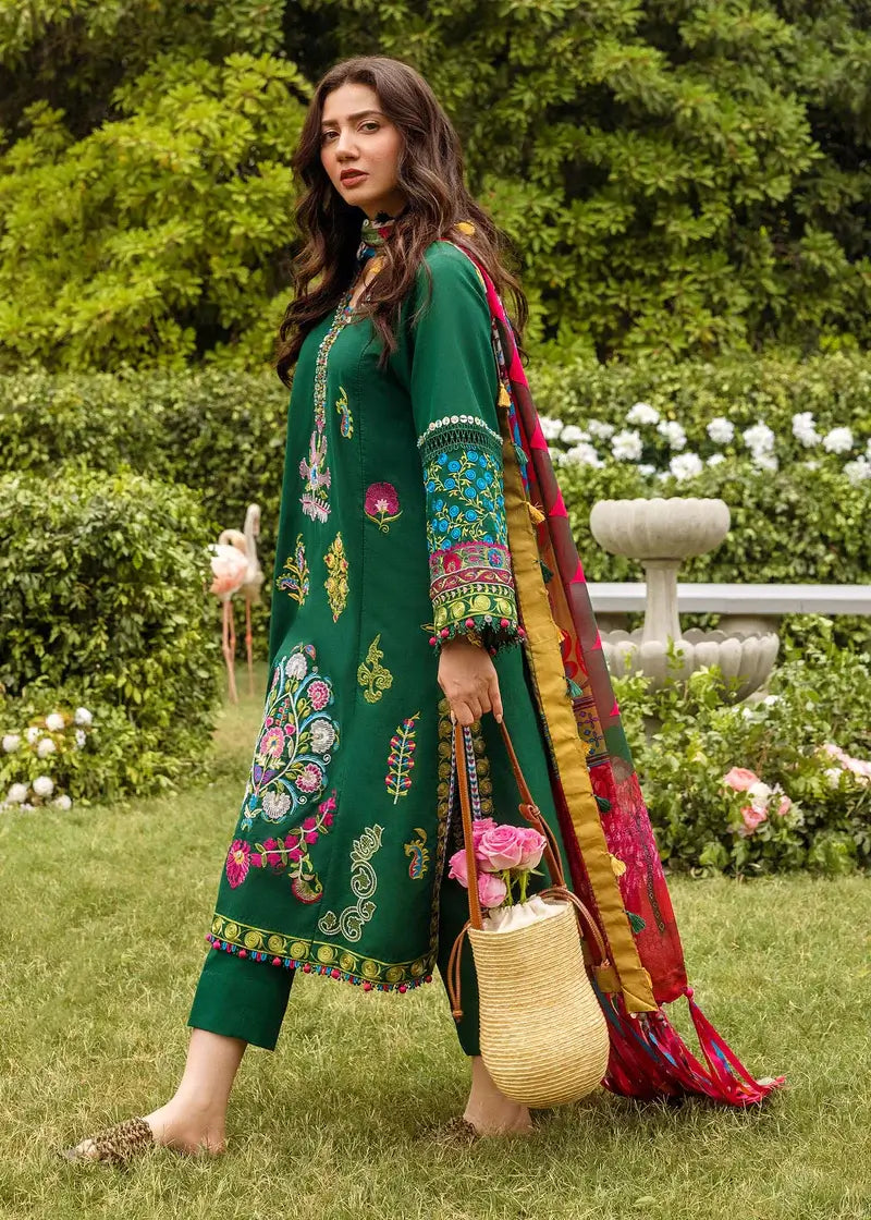 SIRAA SADAF FAWAD KHAN LAWN UNSTITCHED’24 | ADA (A)