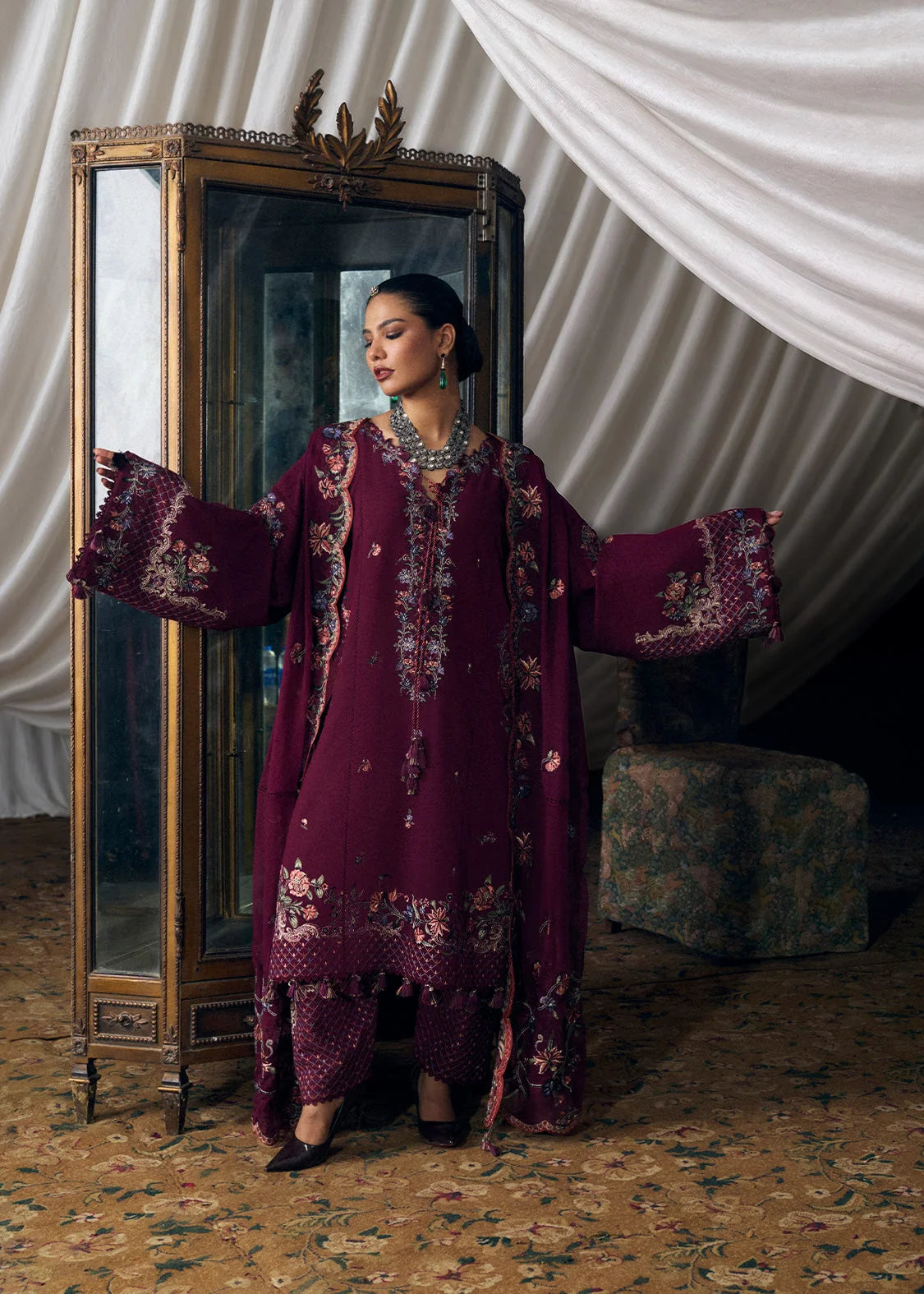 HUSSAIN REHAR ‘KOT RADHA KISHAN- KARANDI UNSTITCHED’26 | JUHI