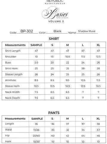 REPUBLICWOMENSWEAR BASICS VOL II’26 | SHADOW MUSE