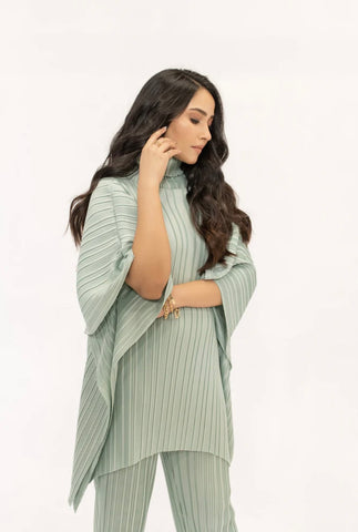 Hassal | Sevda Mint Pleated Suit