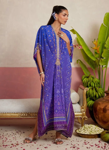 FARAH TALIB AZIZ ‘MAYNA FESTIVE PRET’26 | JURNEY PURPLE KAFTAN