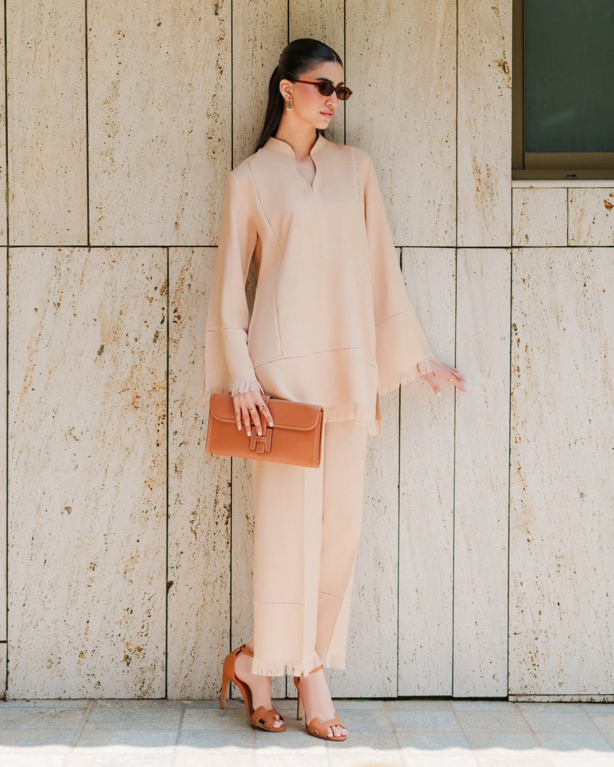 LIRA STUDIO | BEIGE FRINGE STUDIO SET