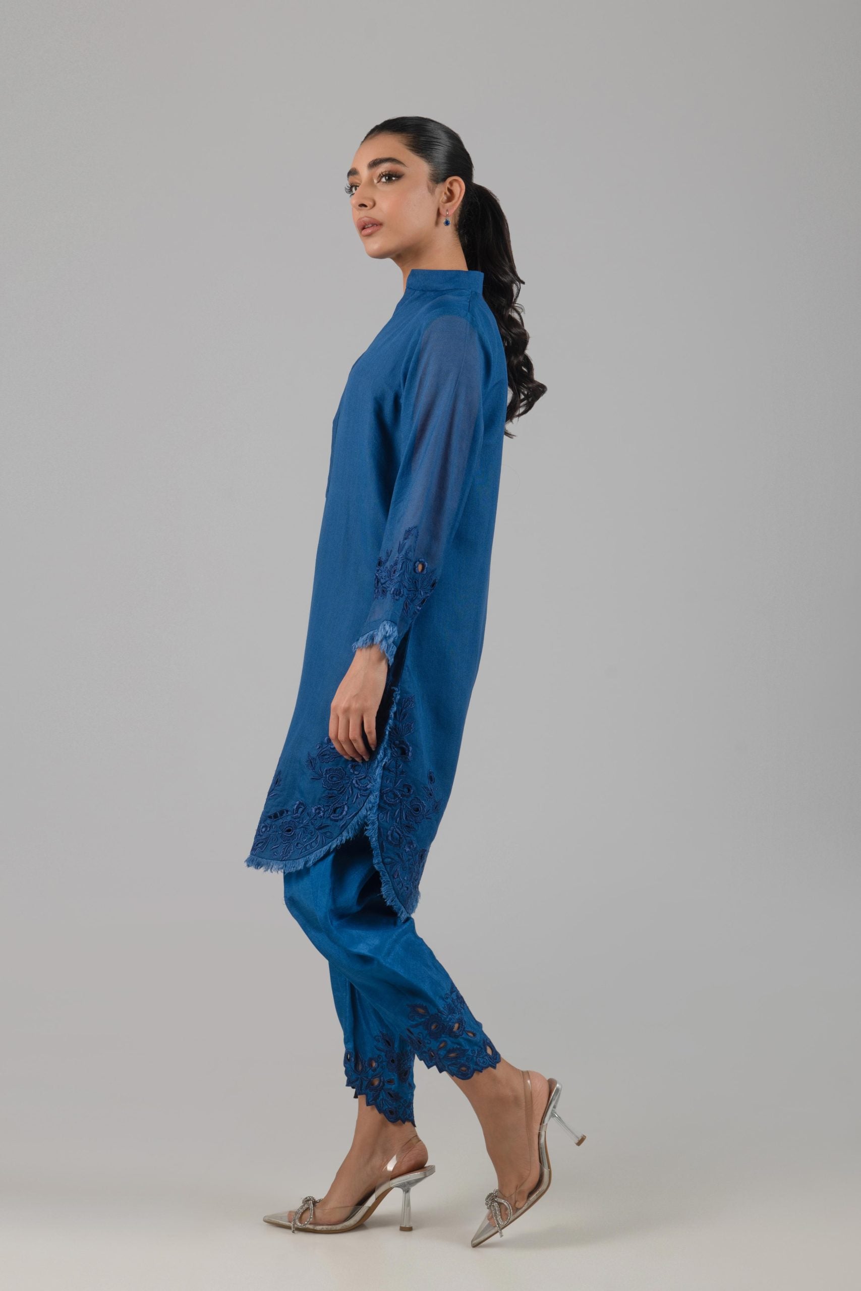 AYESHA SOMAYA CASUAL PRET’24 | BLUE SET