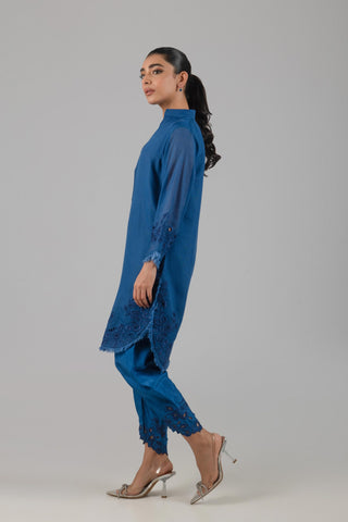 AYESHA SOMAYA CASUAL PRET’24 | BLUE SET