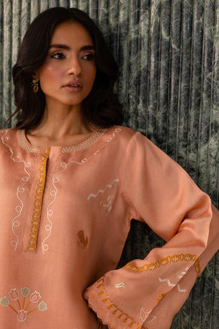 EINKA FESTIVE PRET'26 | BLUSH PEACH
