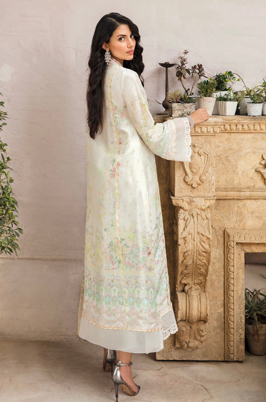 ANSAB JAHANGIR LUXE SILK PRET | WHISPER WHITE