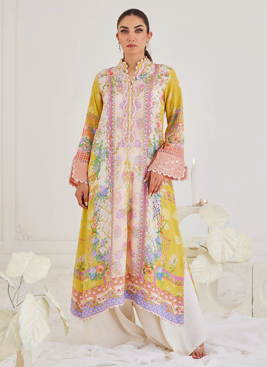 FARAH TALIB AZIZ LUXE SILK PRET’24 | ESME CREPE KAFTAN
