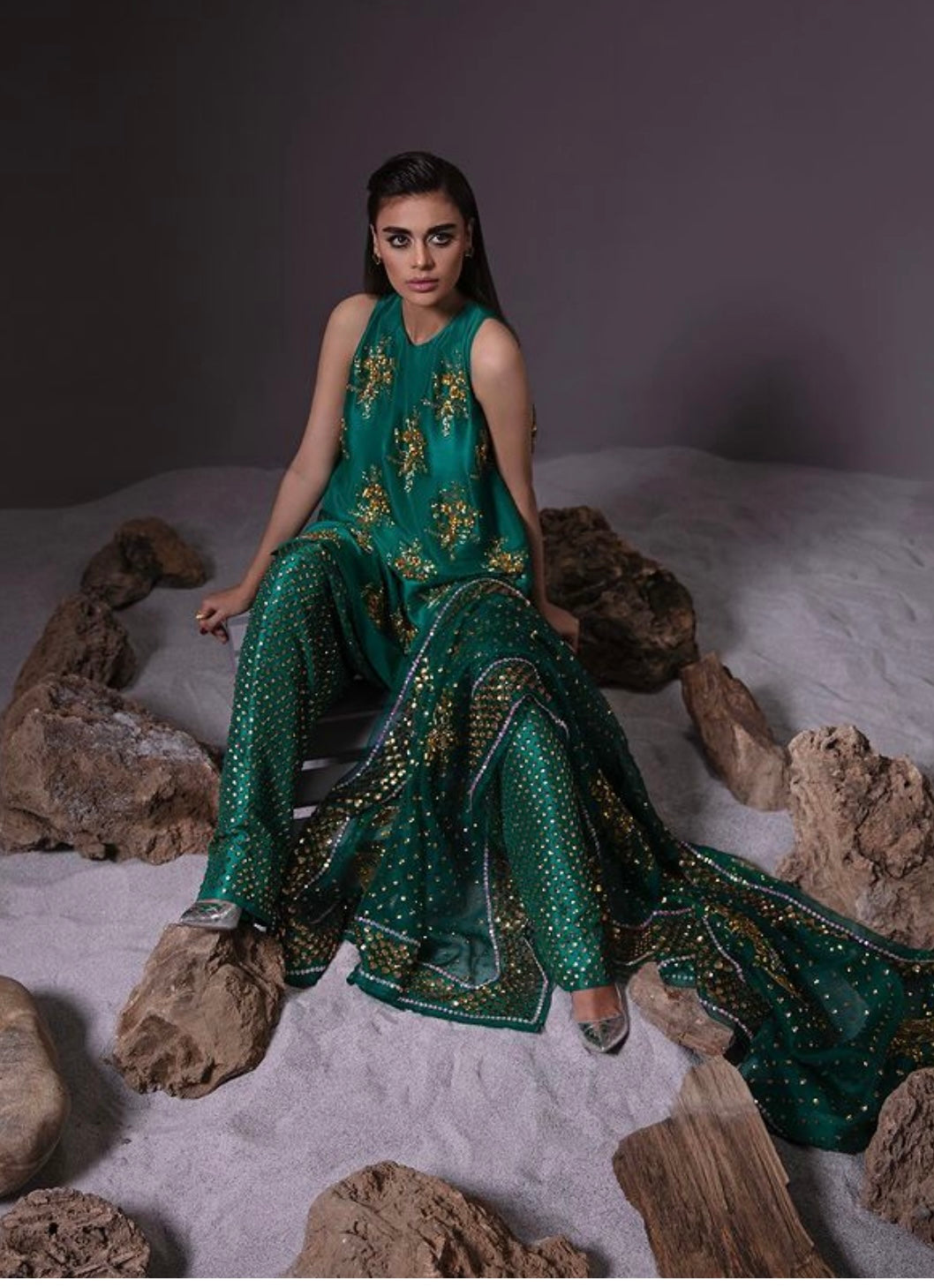 muse green dress Muse Braided Olive Green Dress