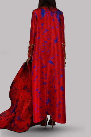 MUSE LUXE | LOLLIPOP RED TIE DIE MAXI SET