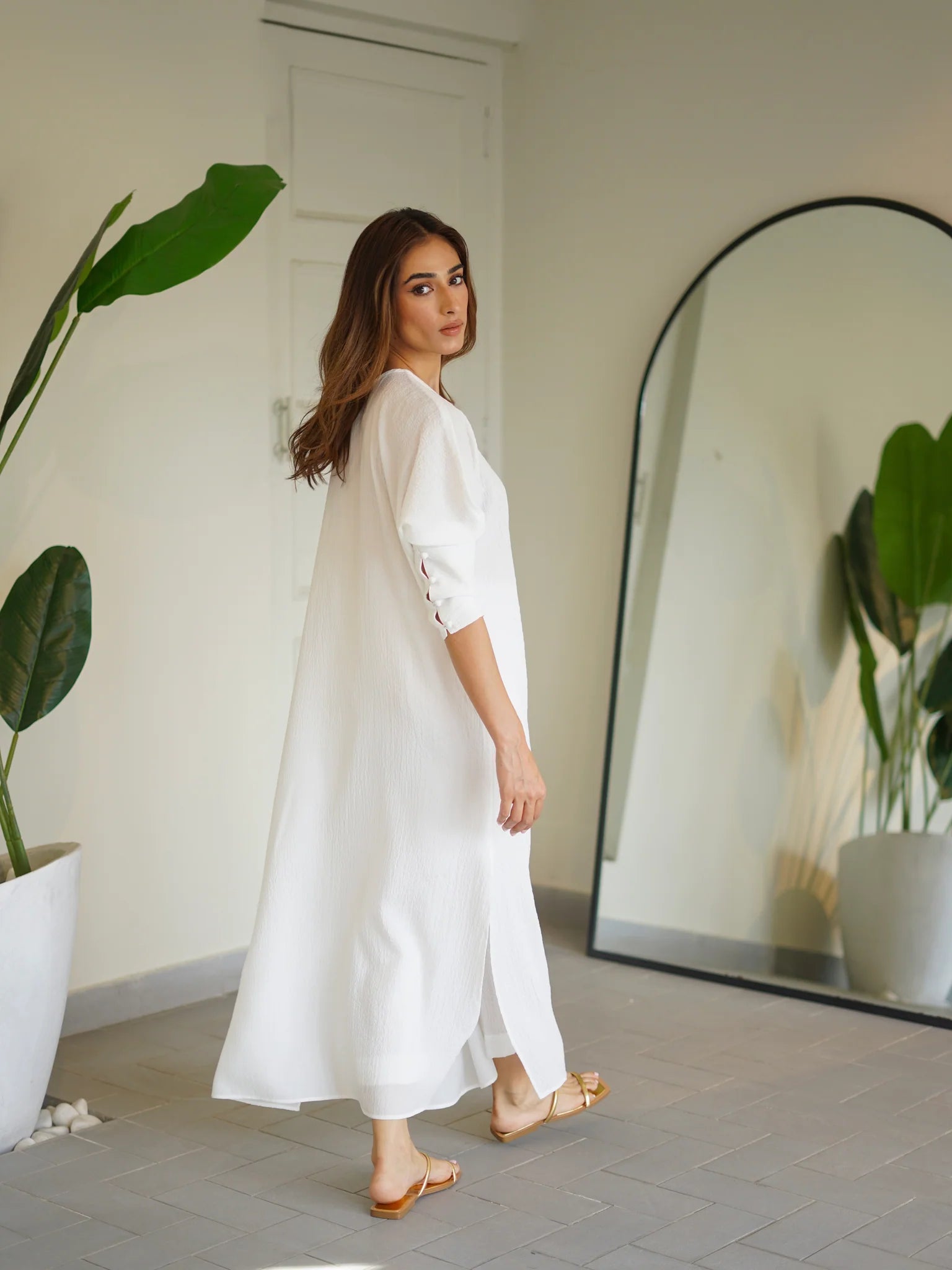 SAK | WHITE OG KAFTAN SET