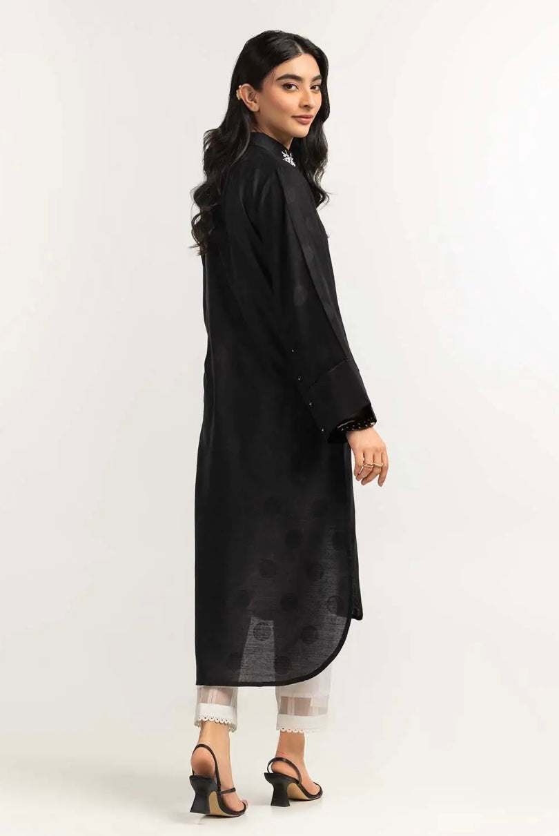 GUL AHMED CASUAL PRET | EMBELLISHED SHIRT ST-02