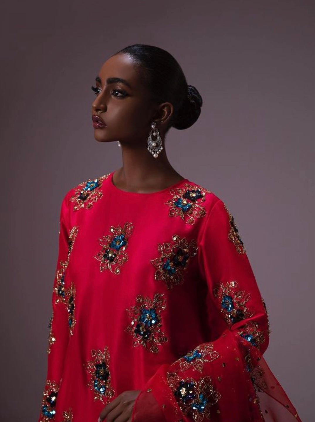 MUSE LUXE | BITTERSWEET RAW SILK SET