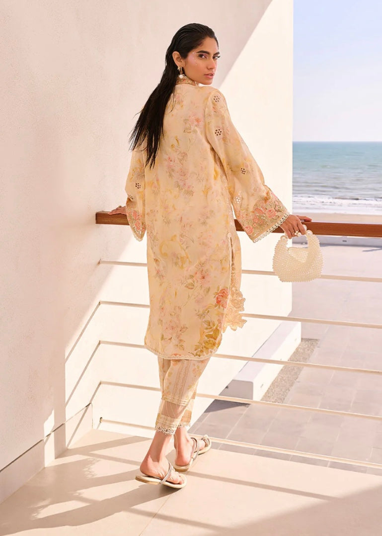 DHANAK PRINTED PRET’24 | MUSTARD SET