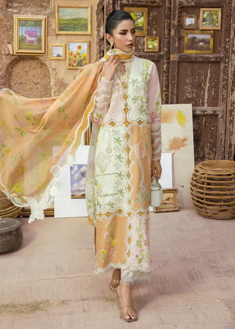 SAIRA SHAKIRA BLOOM UNSTITCHED LAWN’26 | LANA 1B