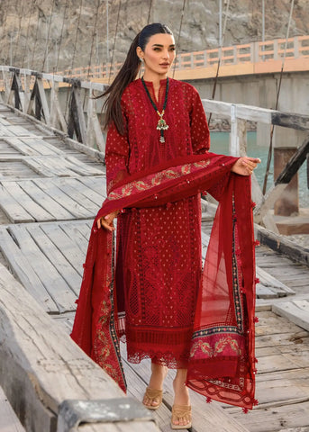CRIMSON LAWN’24 | DANCING PAISLEYS - RUBY