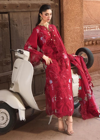 SAIRA SHAKIRA BLOOM UNSTITCHED LAWN’26 | ZELIE 1A