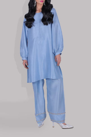 MUSE LUXE | BLUE BELL TUNIC SET
