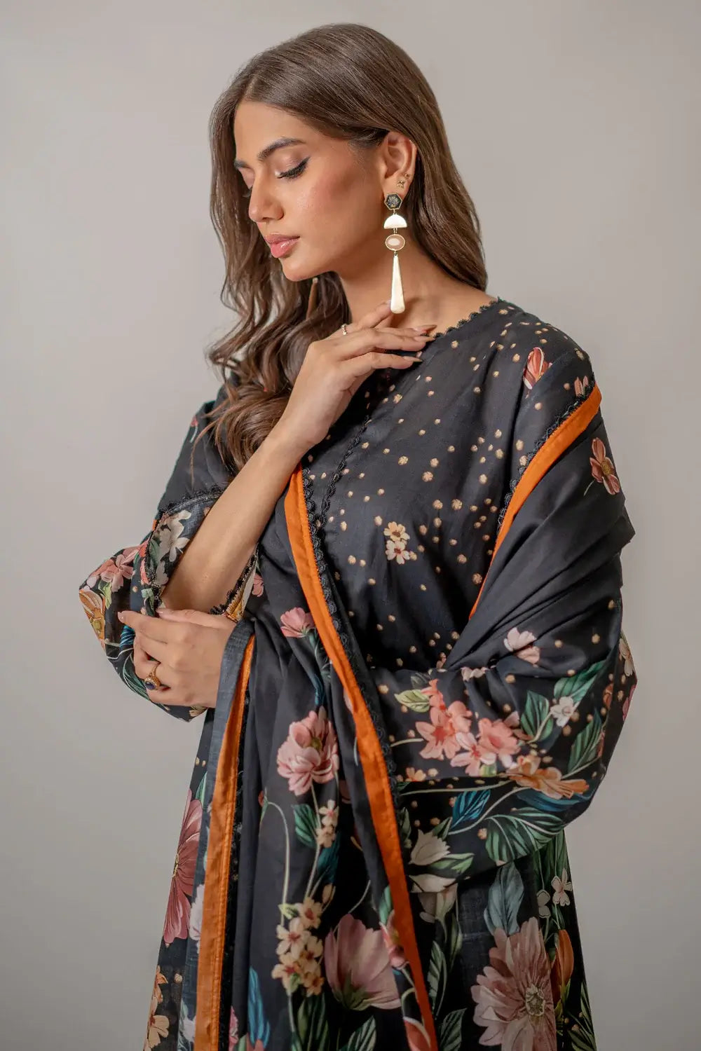 WEAR EGO UNSTITCHED LAWN’24 | MOONDUST 3PC
